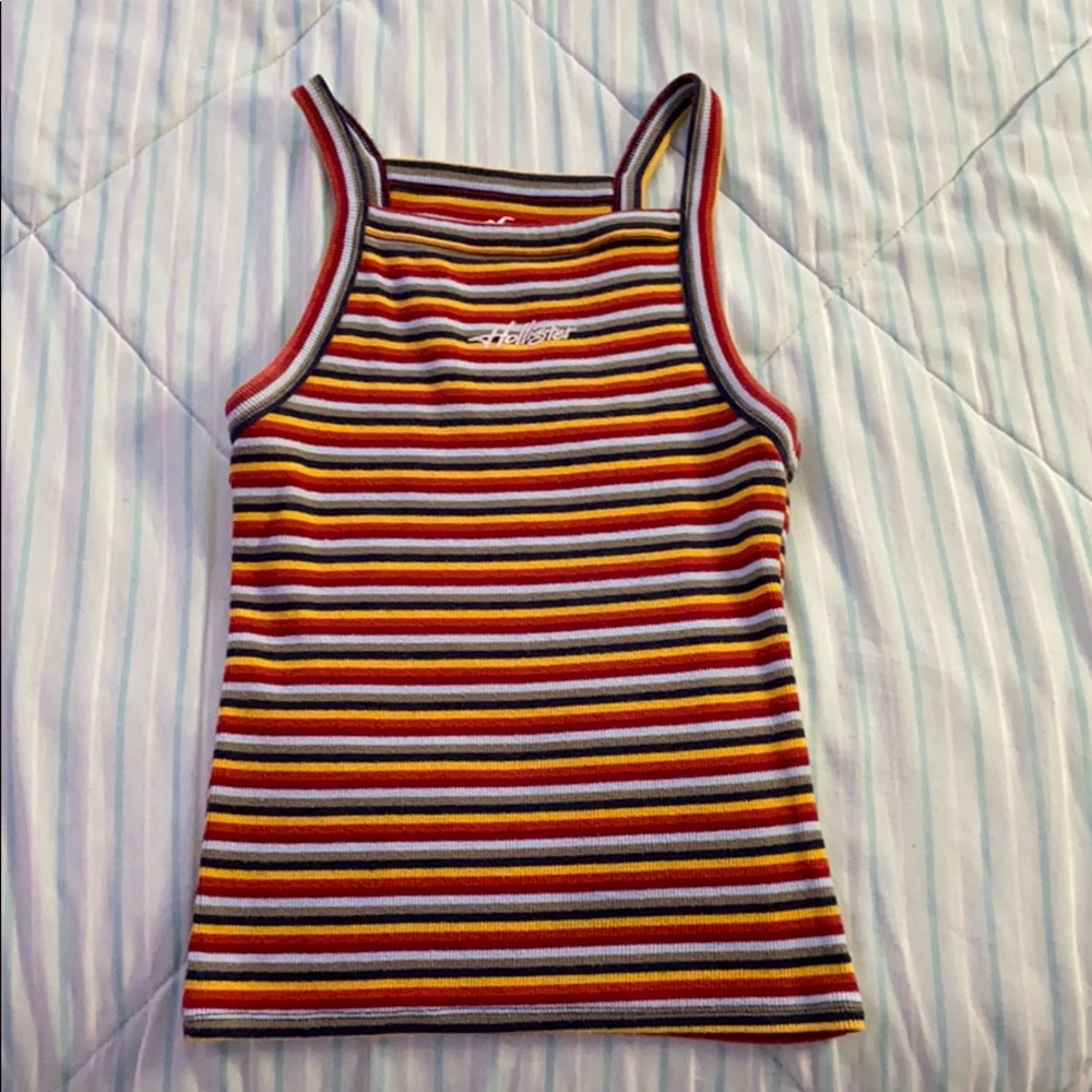 Colorful hollister slim tank